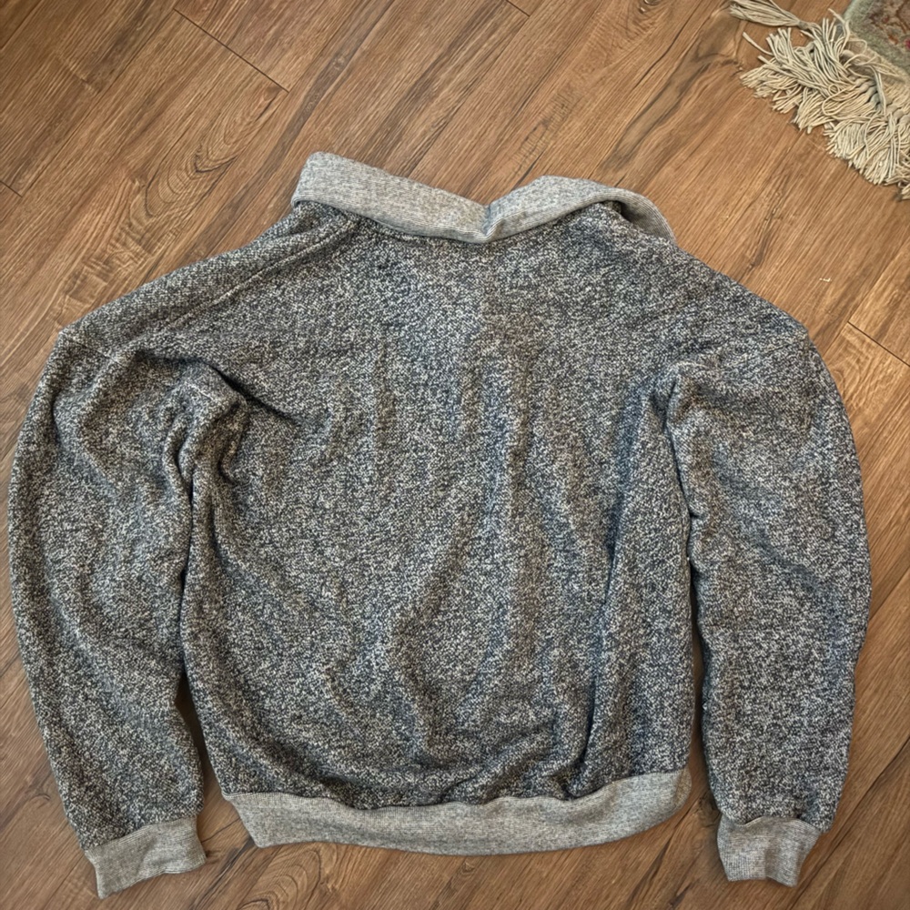 Tea You Heather Gray Women's Crew Neck Sweater View 2